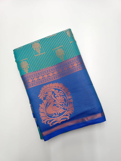 FANCY BROCADE SAREE - B S CHANNABASAPPA & SONS