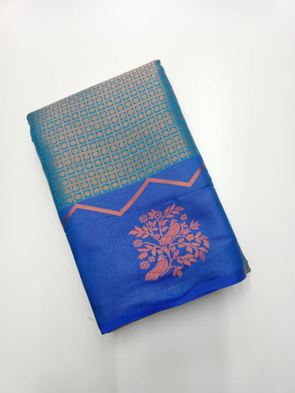 FANCY BROCADE SAREE - B S CHANNABASAPPA & SONS