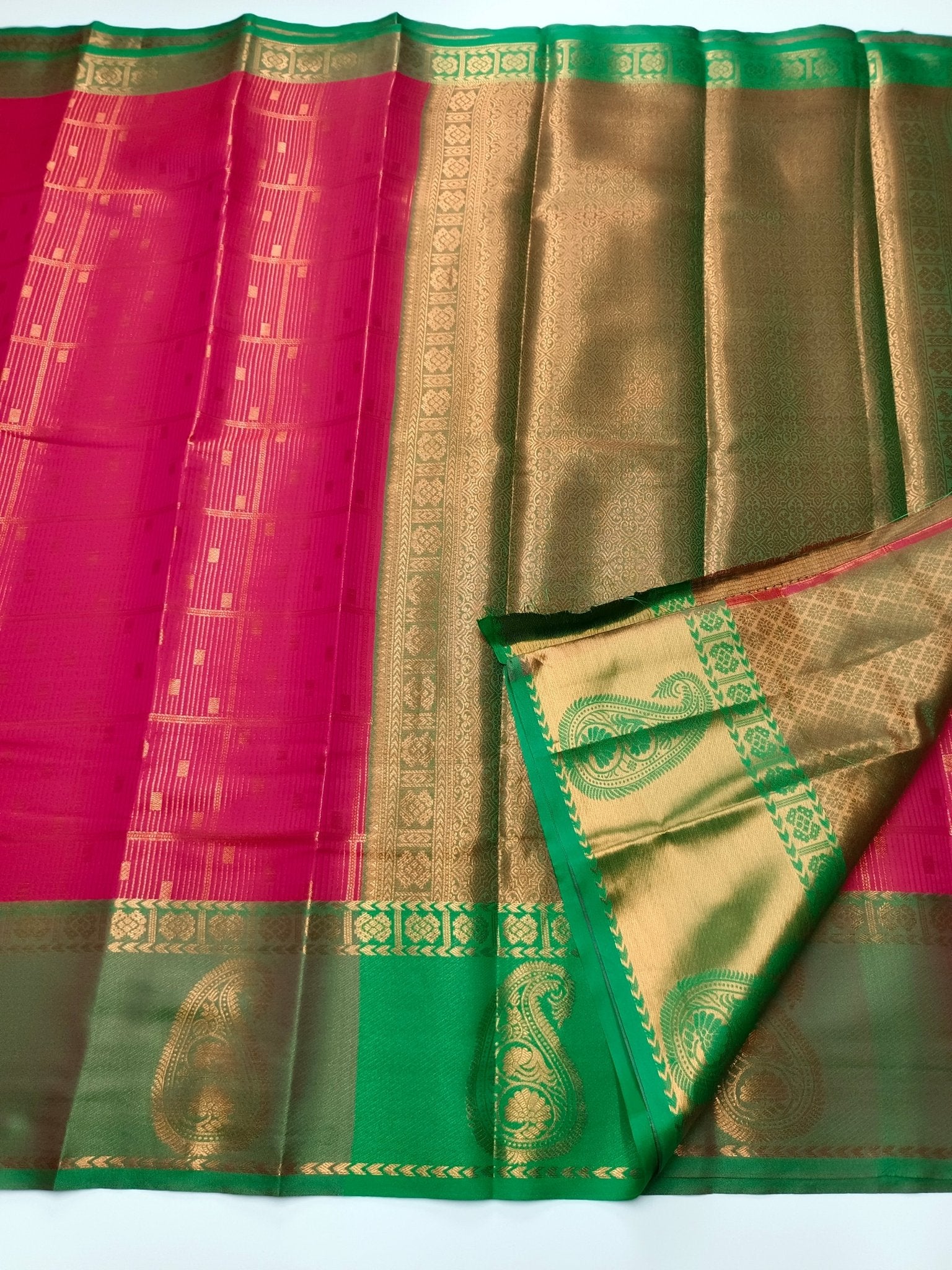 FANCY BROCADE SAREE - B S CHANNABASAPPA & SONS