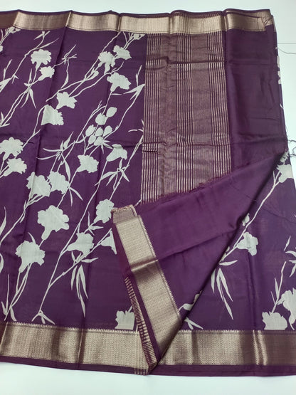 FANCY MALBARI COTTON SAREE - B S CHANNABASAPPA & SONS