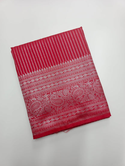 FANCY SOFT SILK SAREE - B S CHANNABASAPPA & SONS