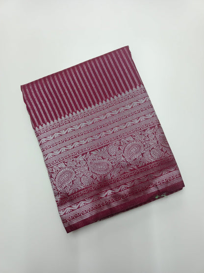 FANCY SOFT SILK SAREE - B S CHANNABASAPPA & SONS