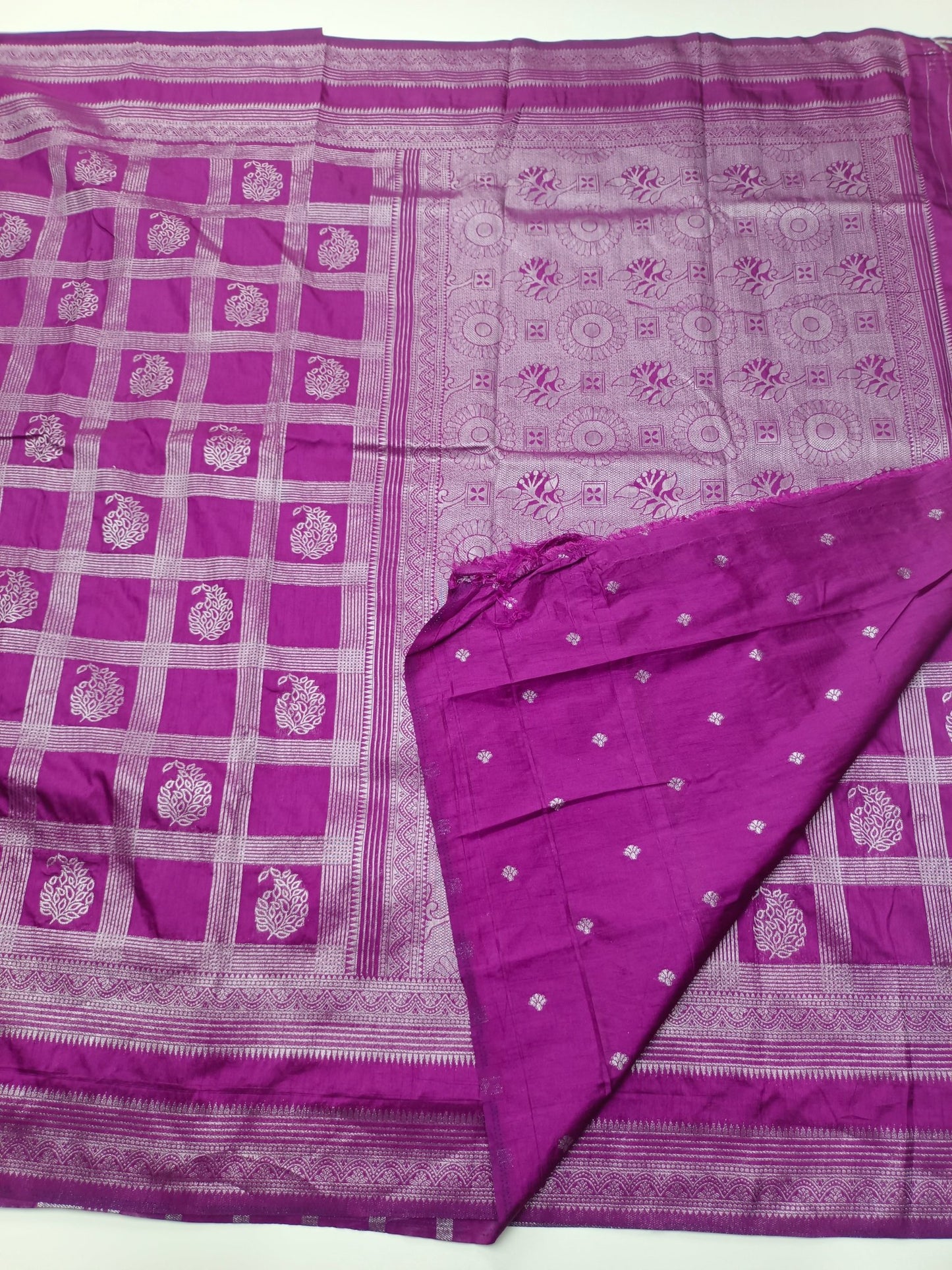 FANCY SOFT SILK SAREE - B S CHANNABASAPPA & SONS