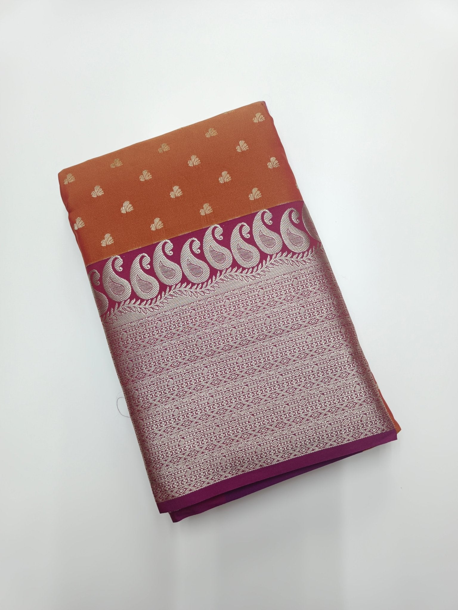 KANCHIPURAM SEMI SILK SAREE - B S CHANNABASAPPA & SONS