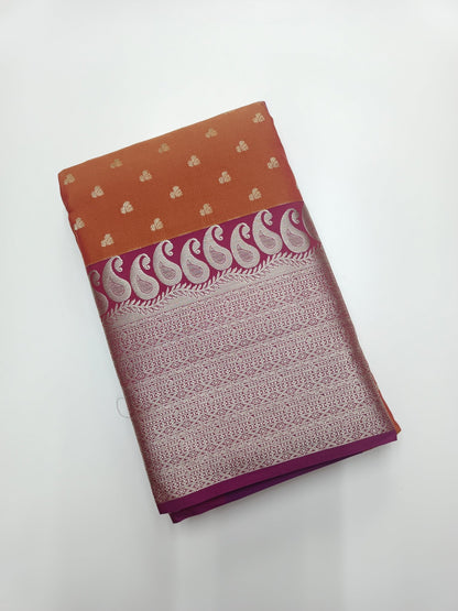 KANCHIPURAM SEMI SILK SAREE - B S CHANNABASAPPA & SONS