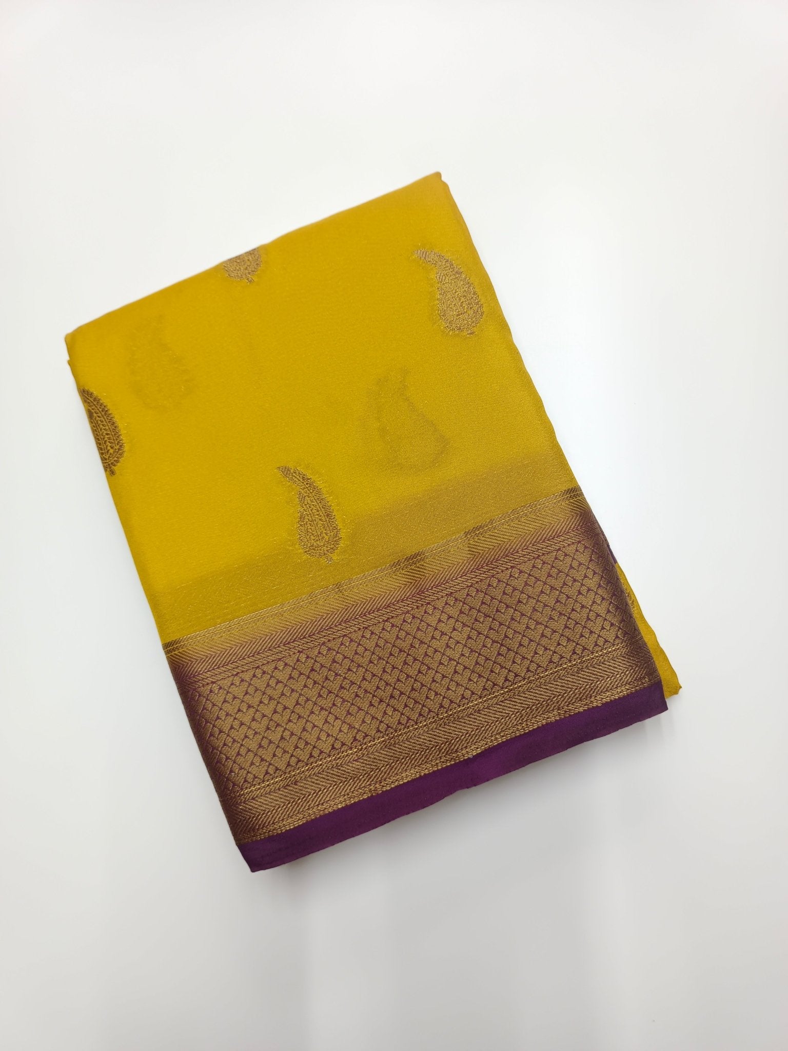 SEMI CREPE SILK SAREE - B S CHANNABASAPPA & SONS