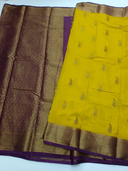 SEMI CREPE SILK SAREE - B S CHANNABASAPPA & SONS