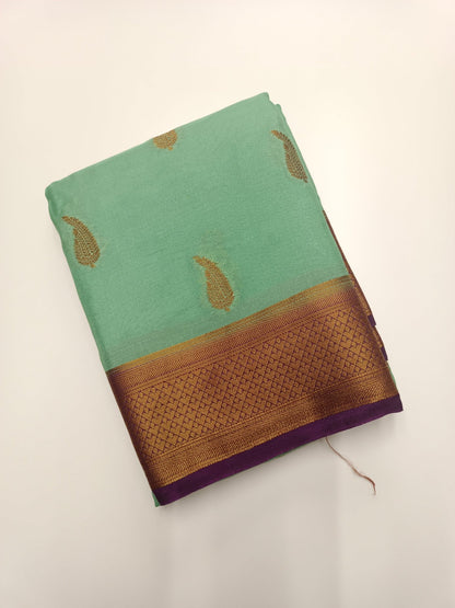 SEMI CREPE SILK SAREE - B S CHANNABASAPPA & SONS