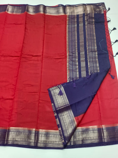 FANCY MALBARI COTTON SAREE - B S CHANNABASAPPA & SONS