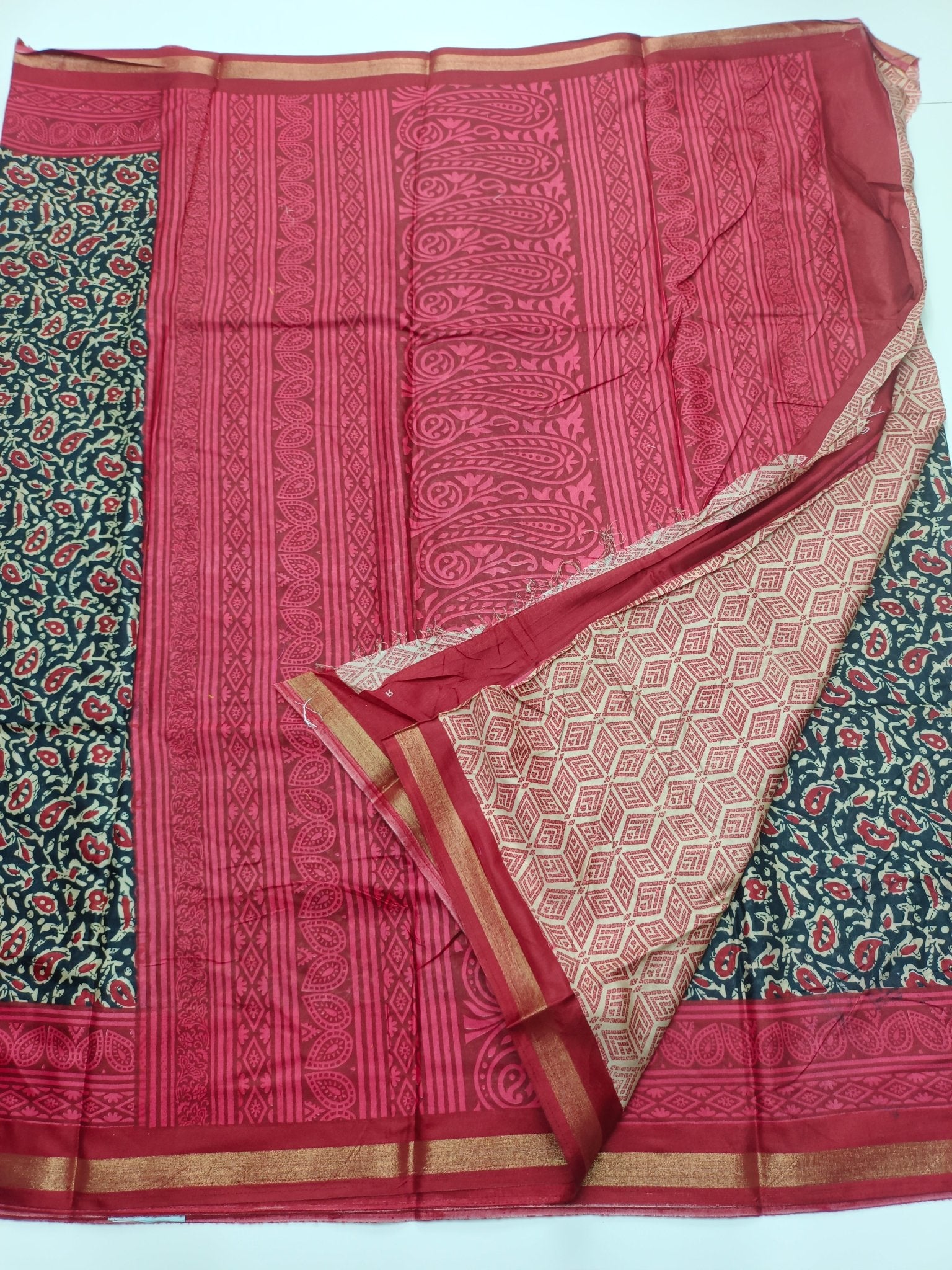 FANCY DOLA SILK SAREE - B S CHANNABASAPPA & SONS