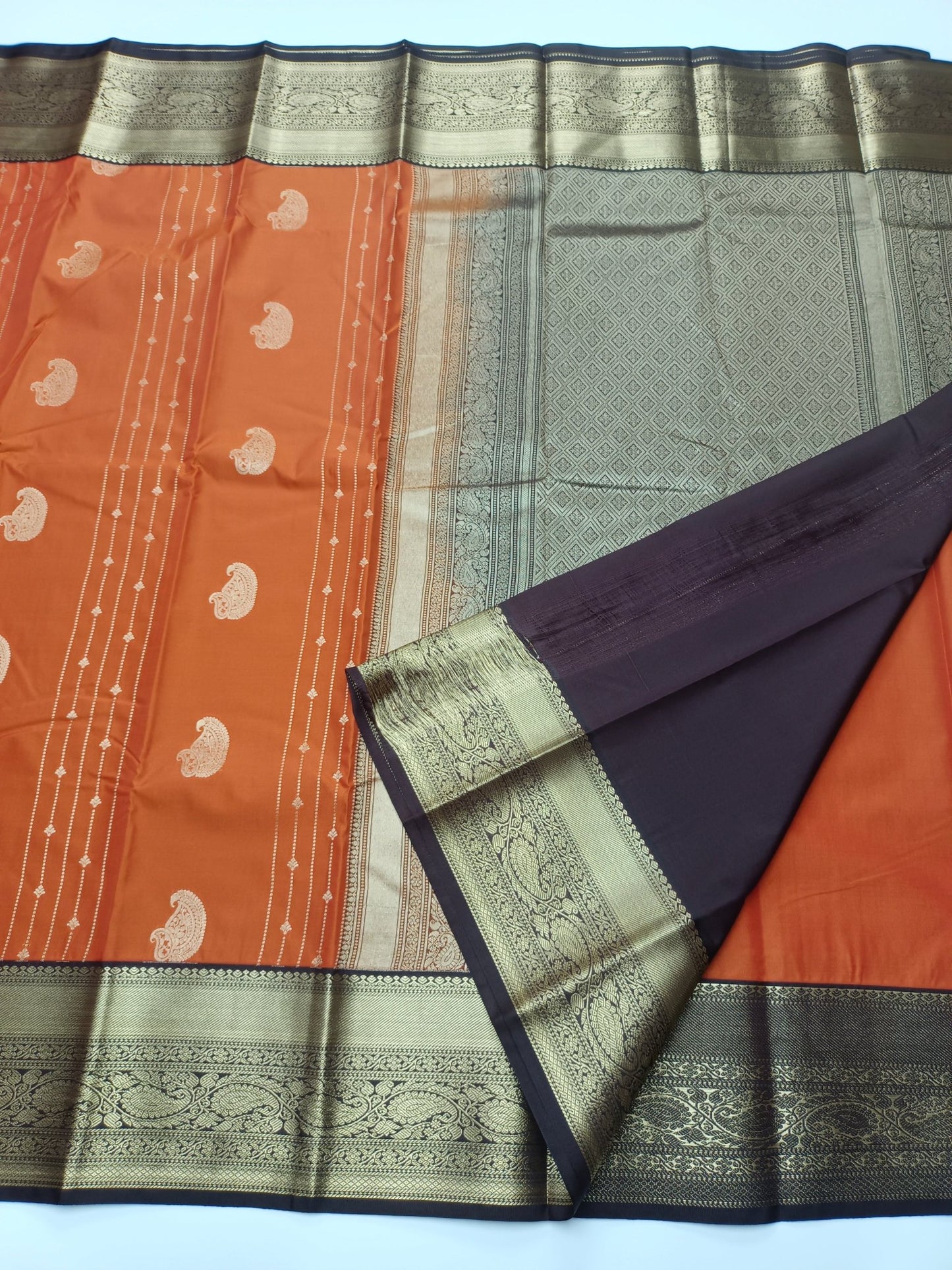 KANCHIPURAM SEMI SILK SAREE - B S CHANNABASAPPA & SONS