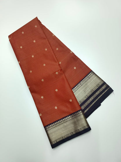 KANCHIPURAM SEMI SILK SAREE - B S CHANNABASAPPA & SONS