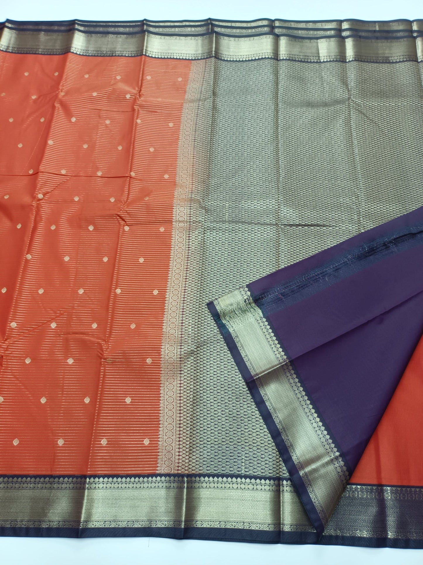 KANCHIPURAM SEMI SILK SAREE - B S CHANNABASAPPA & SONS