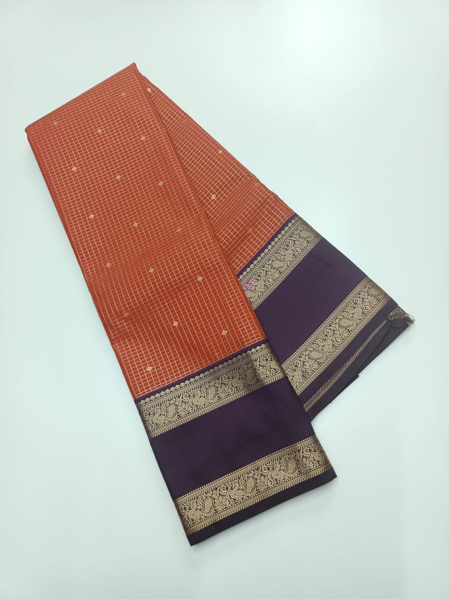 KANCHIPURAM SEMI SILK SAREE - B S CHANNABASAPPA & SONS