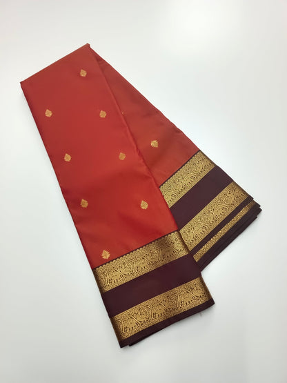 KANCHIPURAM SEMI SILK SAREE - B S CHANNABASAPPA & SONS
