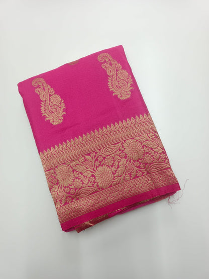 FANCY SOFT SILK SAREE - B S CHANNABASAPPA & SONS