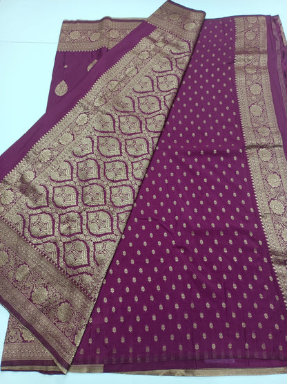 FANCY SOFT SILK SAREE - B S CHANNABASAPPA & SONS