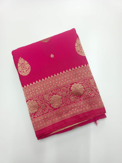 FANCY SOFT SILK SAREE - B S CHANNABASAPPA & SONS