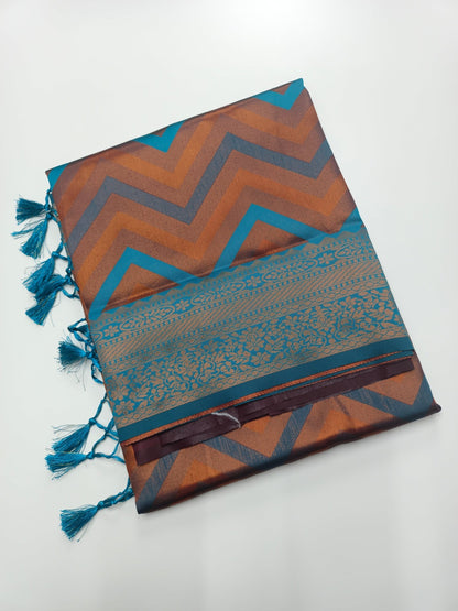 FANCY BROCADE SAREE - B S CHANNABASAPPA & SONS