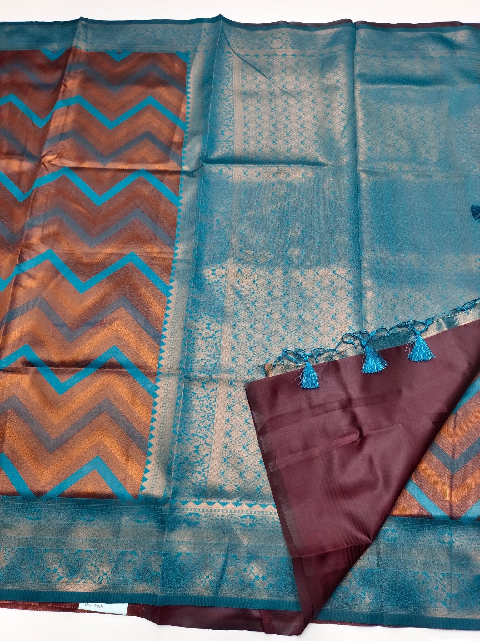 FANCY BROCADE SAREE - B S CHANNABASAPPA & SONS