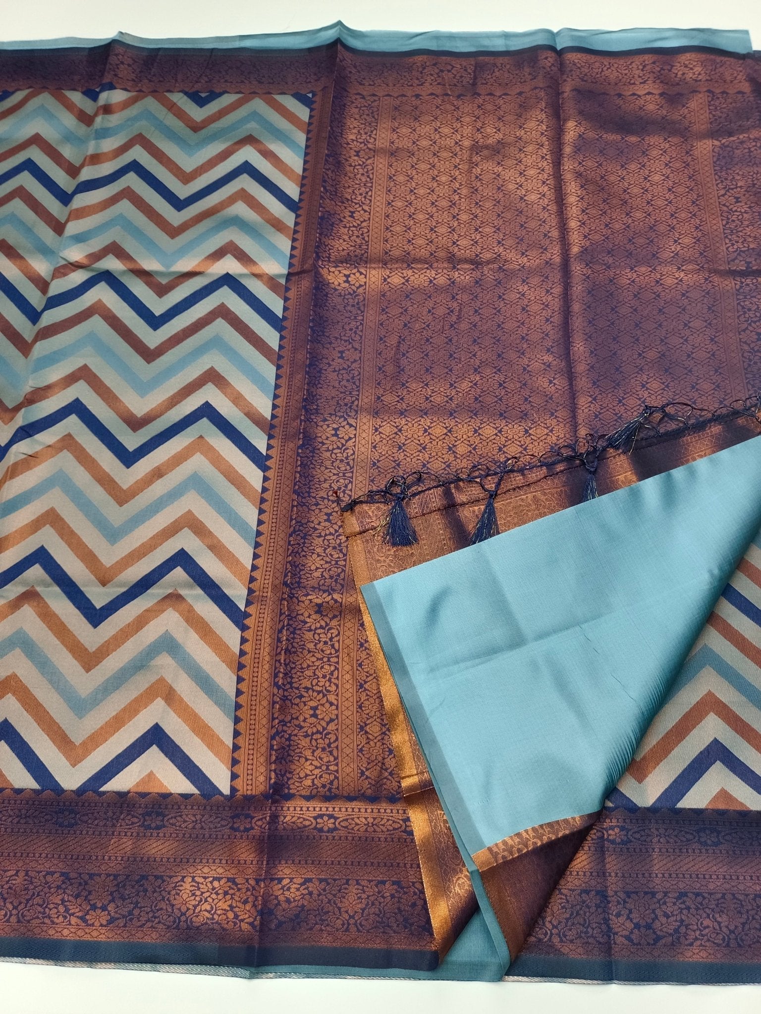 FANCY BROCADE SAREE - B S CHANNABASAPPA & SONS