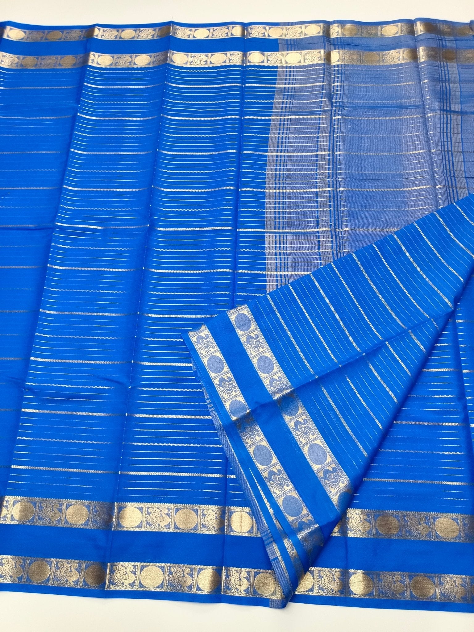 SEMI CREPE SILK SILK SAREE - B S CHANNABASAPPA & SONS
