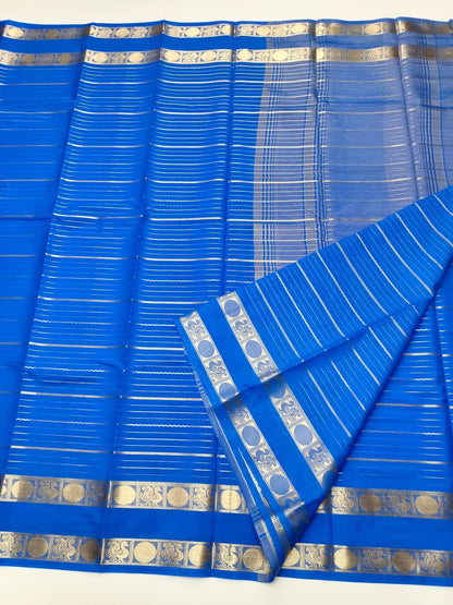 SEMI CREPE SILK SILK SAREE - B S CHANNABASAPPA & SONS