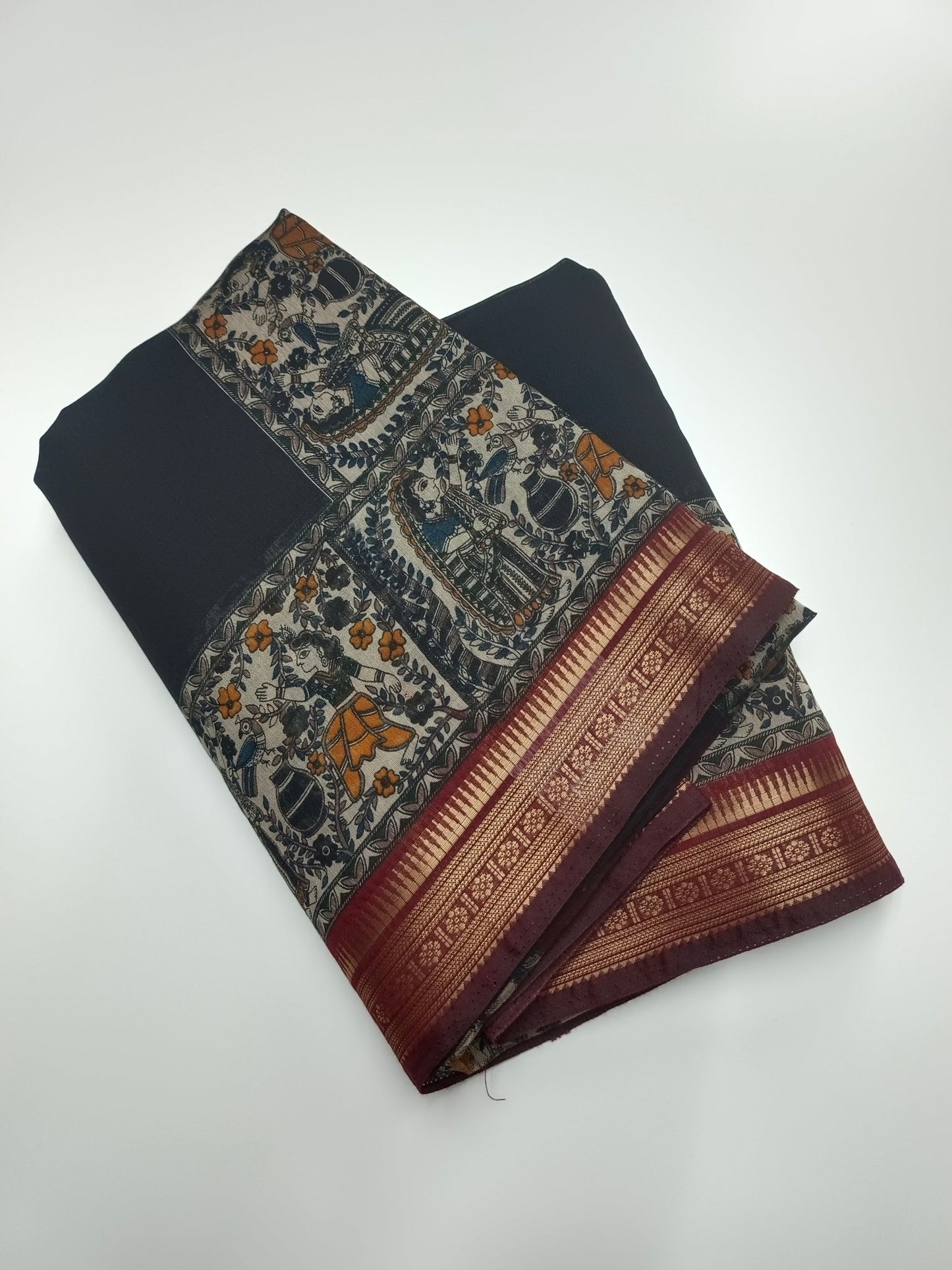 FANCY ASSAM COTTON SAREE - B S CHANNABASAPPA & SONS