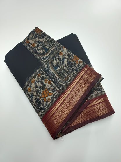 FANCY ASSAM COTTON SAREE - B S CHANNABASAPPA & SONS