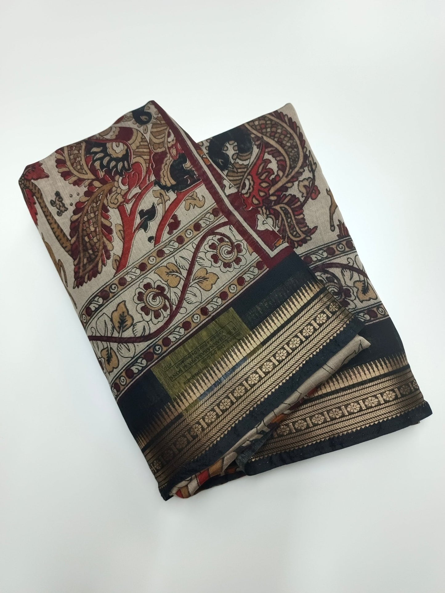 FANCY ASSAM COTTON SAREE - B S CHANNABASAPPA & SONS
