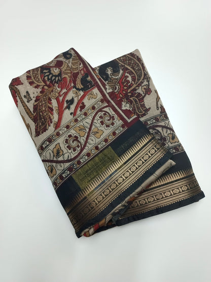 FANCY ASSAM COTTON SAREE - B S CHANNABASAPPA & SONS
