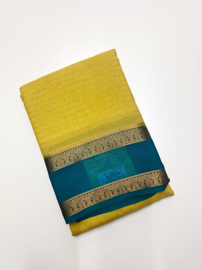 SEMI CREPE SILK SAREE - B S CHANNABASAPPA & SONS