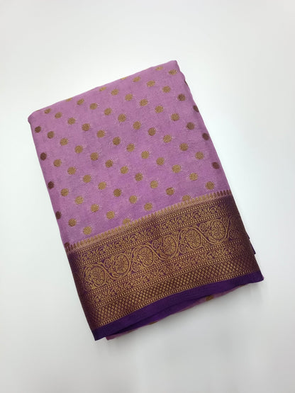 FANCY CHIFFON SAREE - B S CHANNABASAPPA & SONS