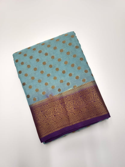 FANCY CHIFFON SAREE - B S CHANNABASAPPA & SONS