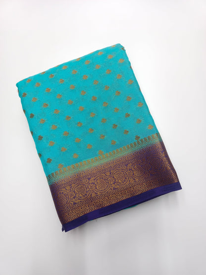 FANCY CHIFFON SAREE - B S CHANNABASAPPA & SONS