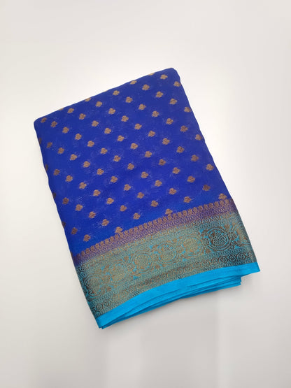 FANCY CHIFFON SAREE - B S CHANNABASAPPA & SONS