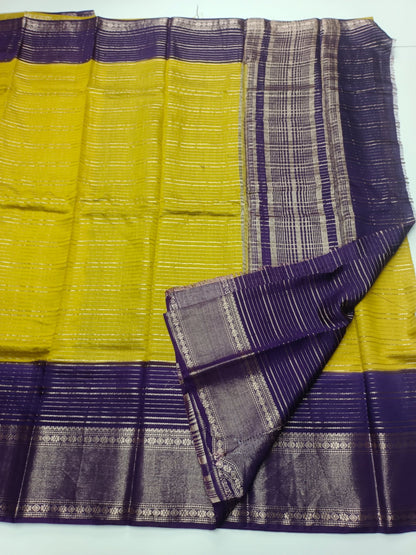 SEMI CREPE SILK SAREE - B S CHANNABASAPPA & SONS