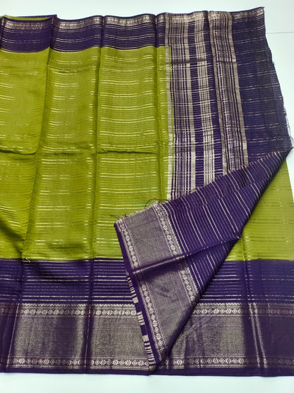 SEMI CREPE SILK SAREE - B S CHANNABASAPPA & SONS
