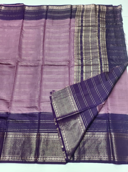 SEMI CREPE SILK SAREE - B S CHANNABASAPPA & SONS