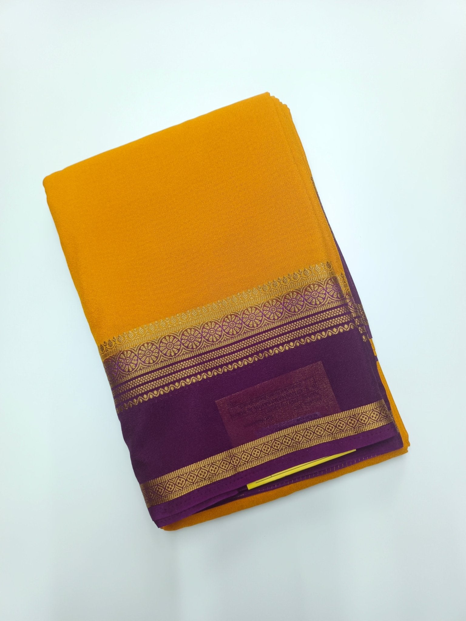 SEMI CREPE SILK SAREE - B S CHANNABASAPPA & SONS