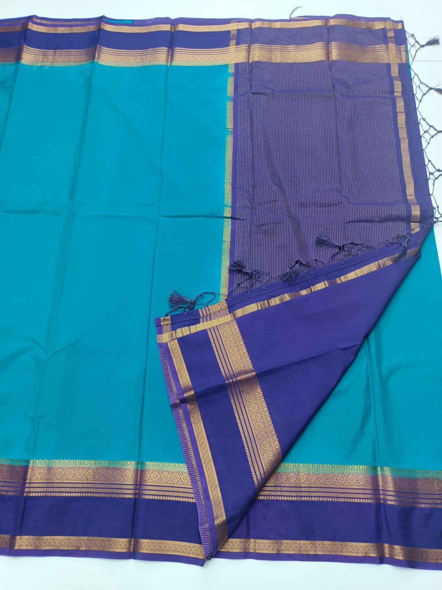 SEMI CREPE SILK SAREE - B S CHANNABASAPPA & SONS