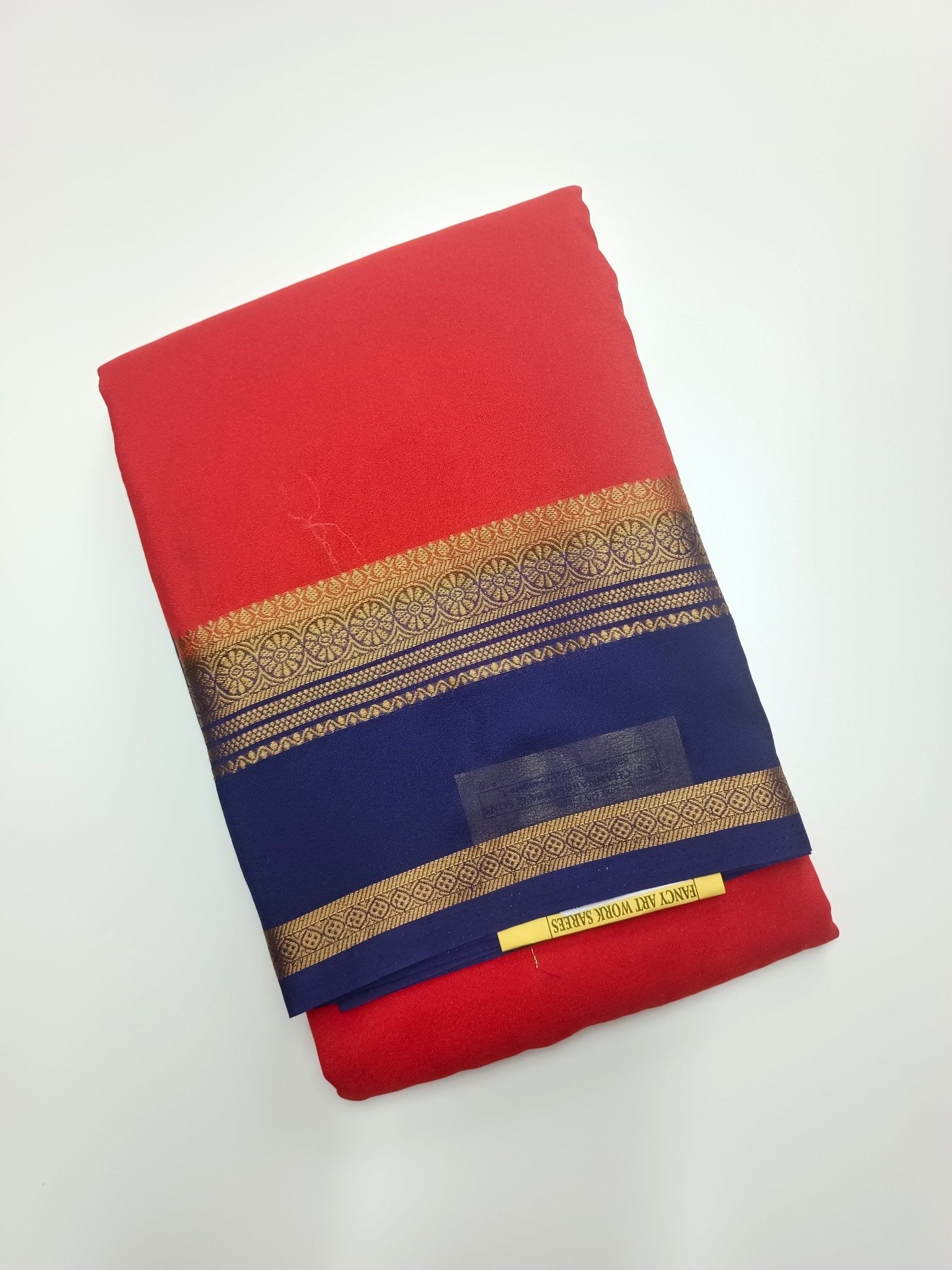 SEMI CREPE SILK SAREE - B S CHANNABASAPPA & SONS