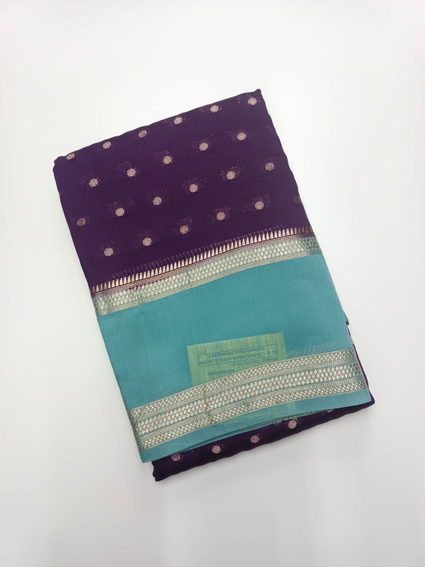 SEMI CREPE SILK SAREE - B S CHANNABASAPPA & SONS