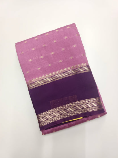 SEMI CREPE SILK SAREE - B S CHANNABASAPPA & SONS
