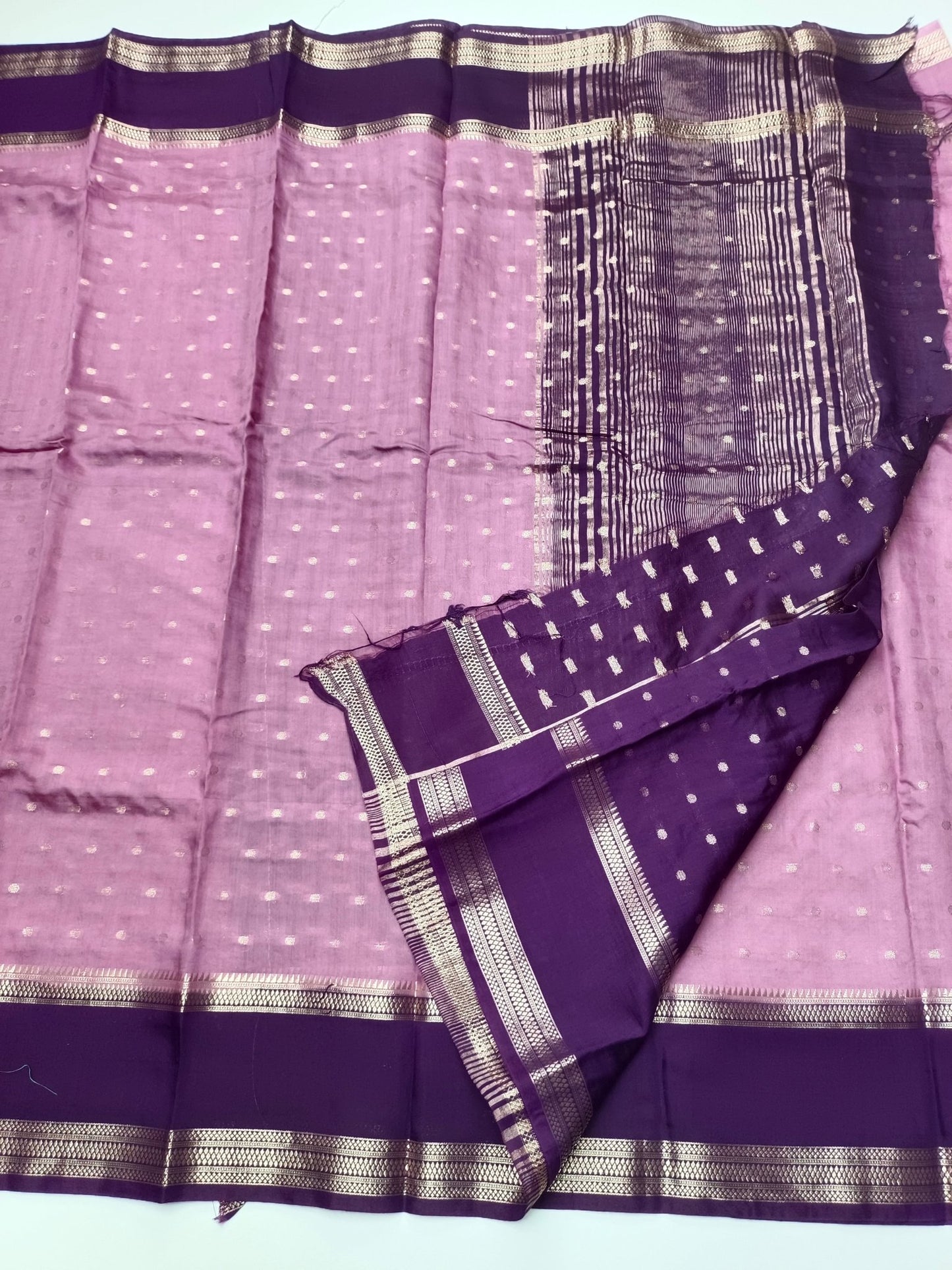 SEMI CREPE SILK SAREE - B S CHANNABASAPPA & SONS