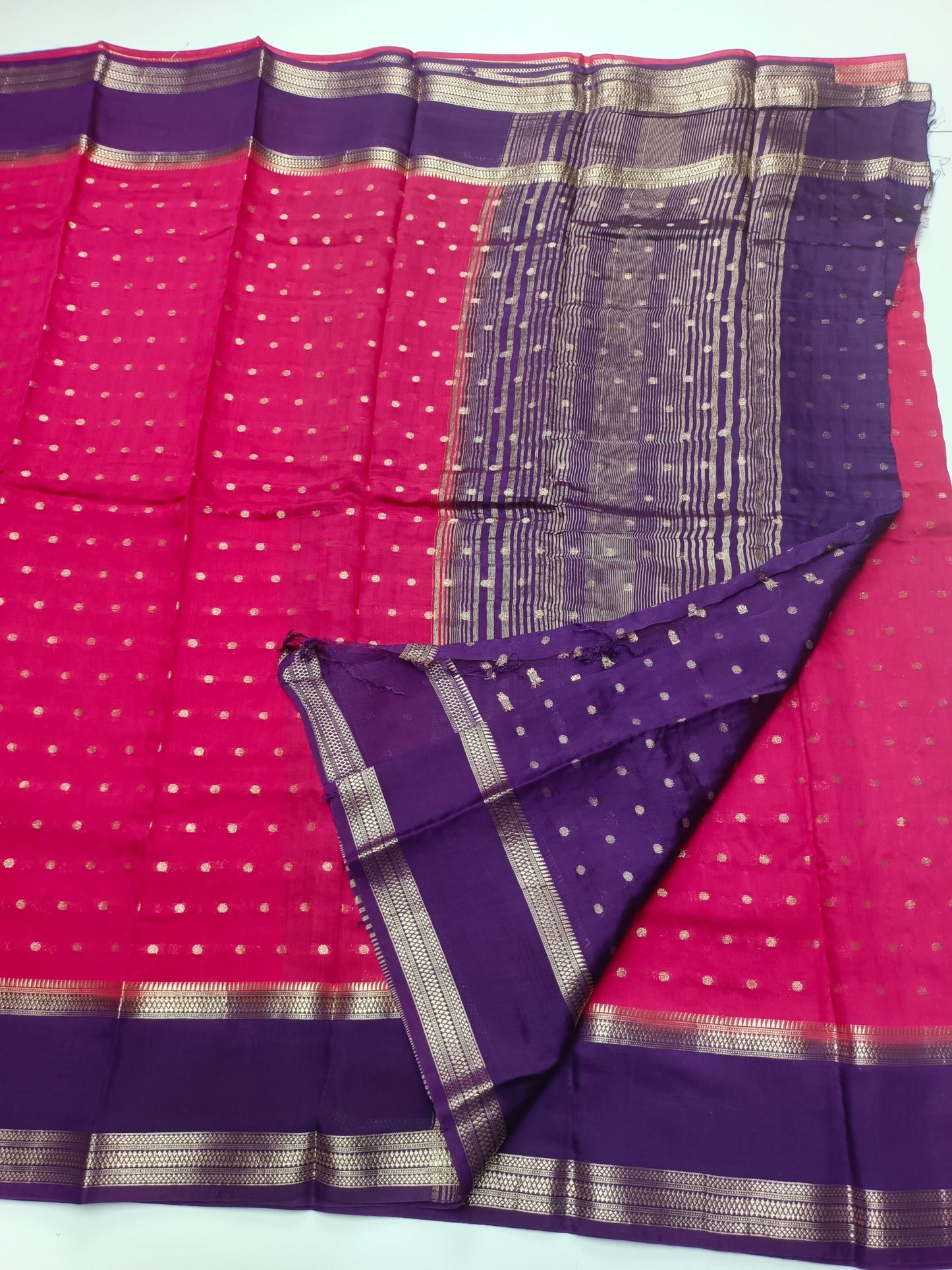 SEMI CREPE SILK SAREE - B S CHANNABASAPPA & SONS
