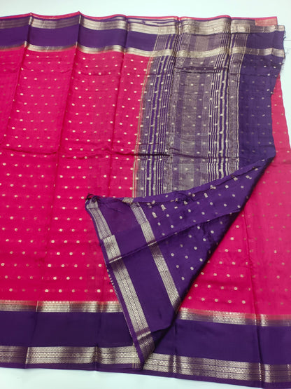 SEMI CREPE SILK SAREE - B S CHANNABASAPPA & SONS