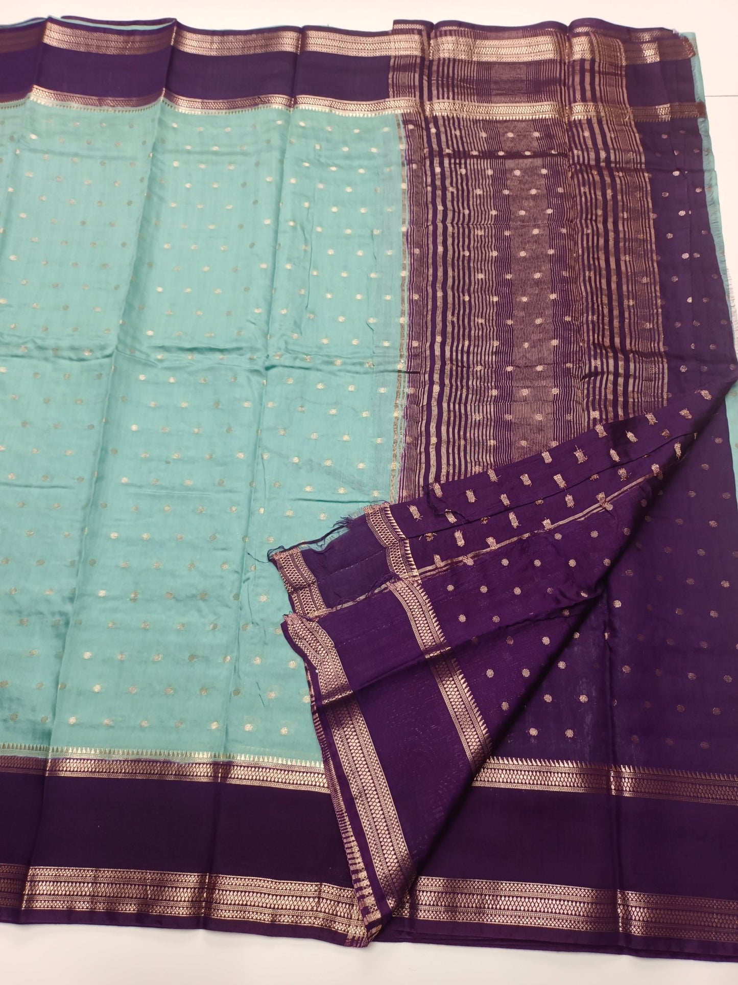 SEMI CREPE SILK SAREE - B S CHANNABASAPPA & SONS