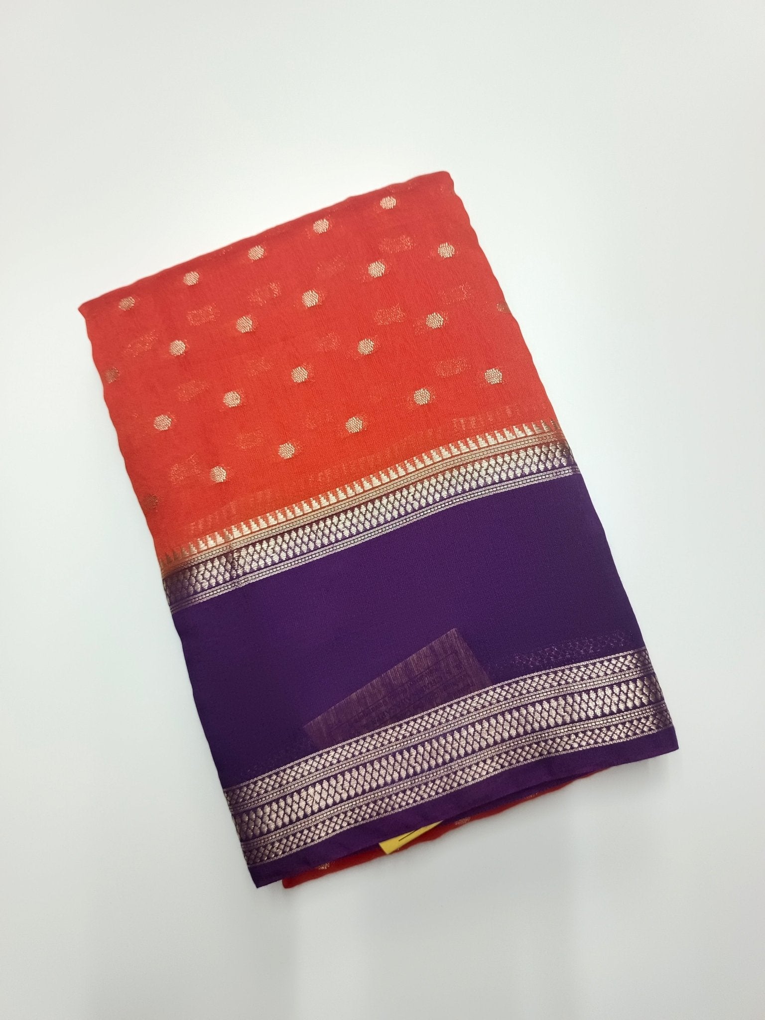 SEMI CREPE SILK SAREE - B S CHANNABASAPPA & SONS