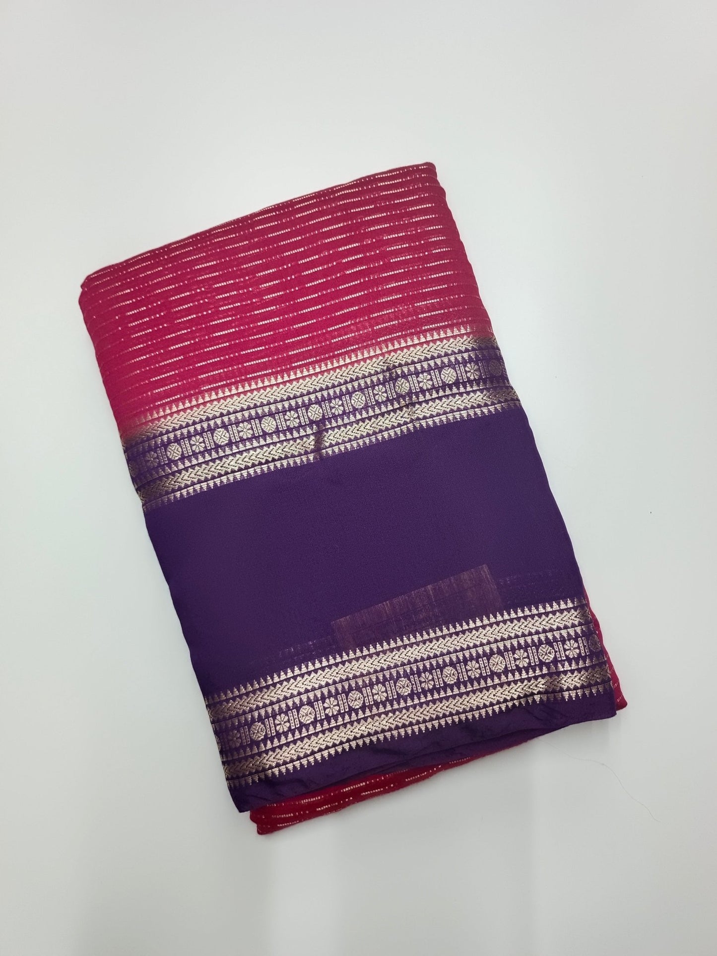 SEMI CREPE SILK SAREE - B S CHANNABASAPPA & SONS